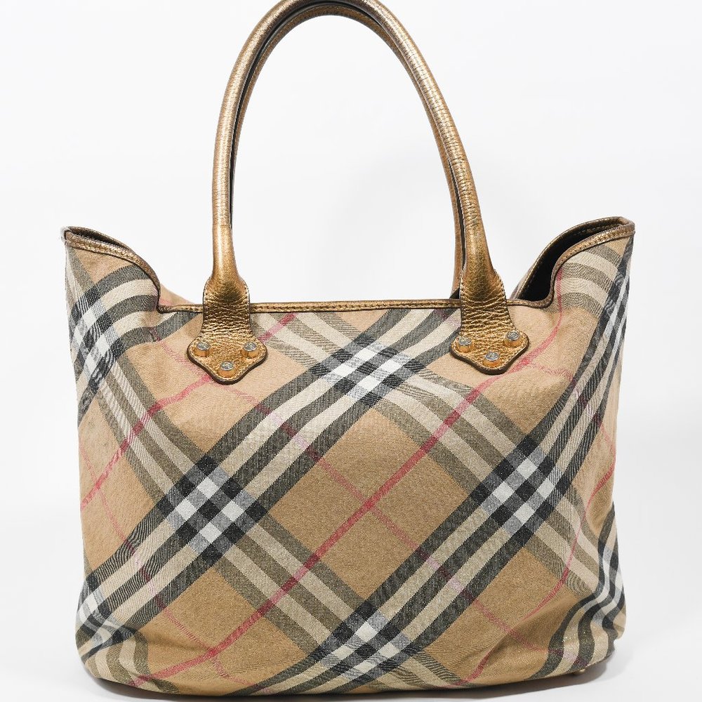 Vintage Burberry Nova Check Prorsum Tote